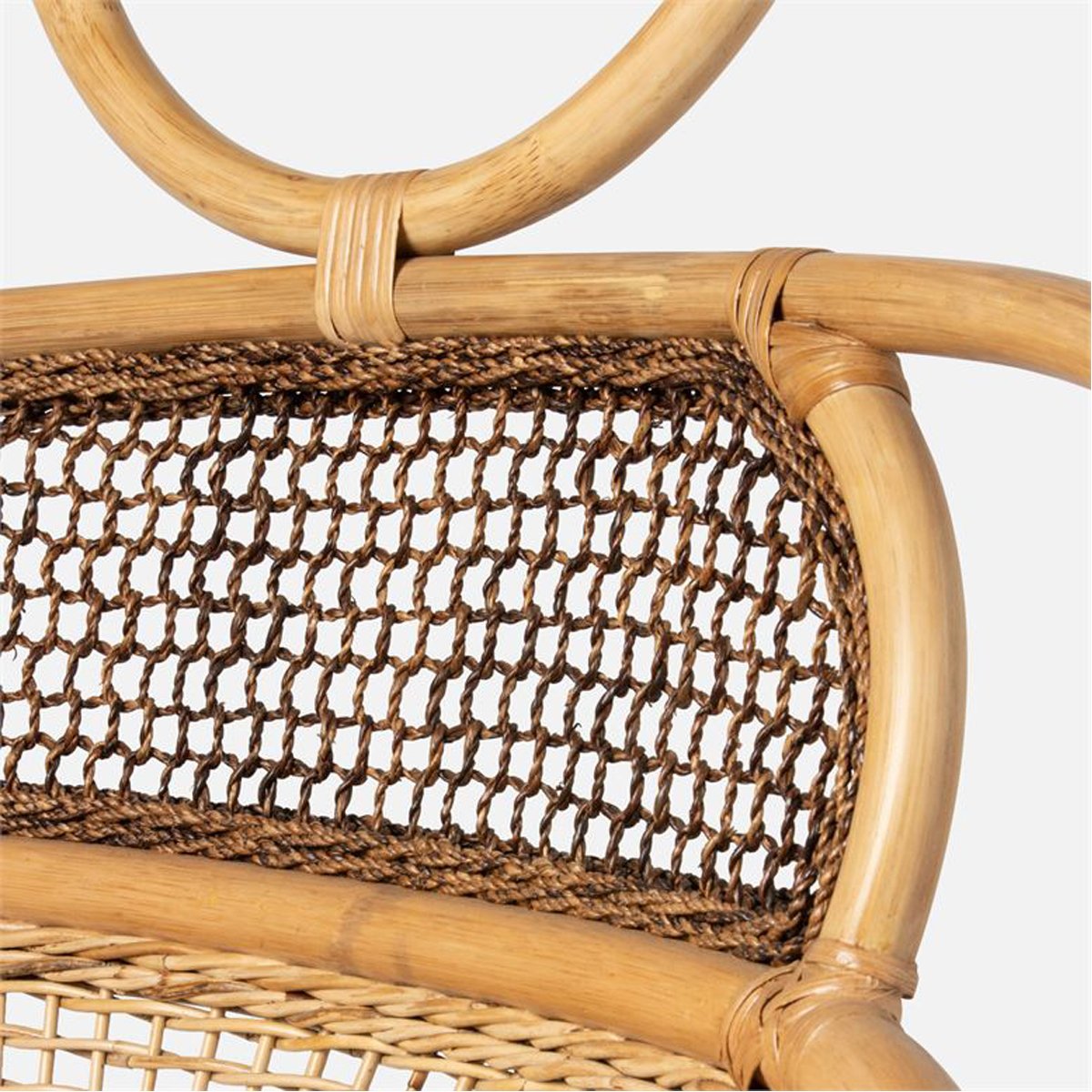 Made Goods Safiya Rattan Bamboo Lounge Chair