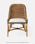 Made Goods Summer Water Hyacinth Dining Chair in Ettrick Cotton Jute