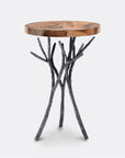 Made Goods Tressa Tree Bramble Table in Banana Bark Top