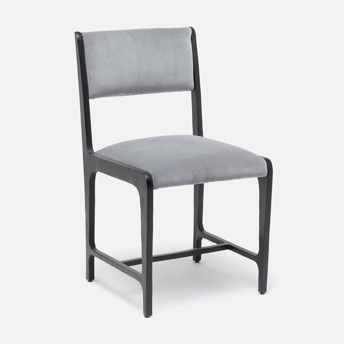 Made Goods Vallois Contemporary Metal Side Chair in Clyde Fabric