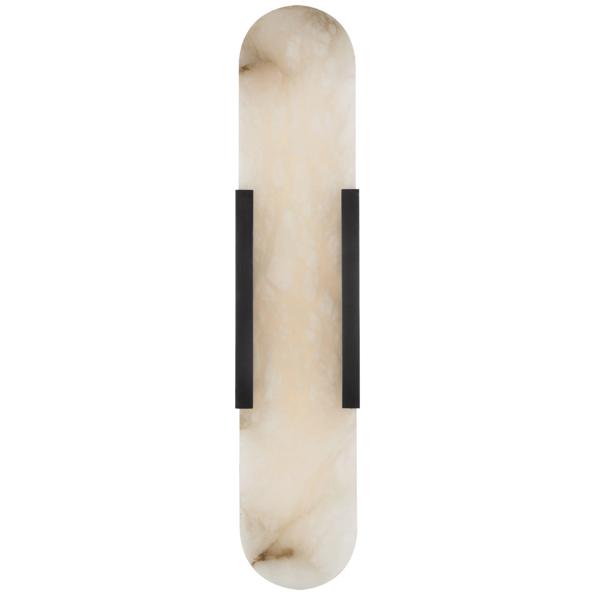 Visual Comfort Melange 20-Inch Elongated Sconce with Alabaster Shade