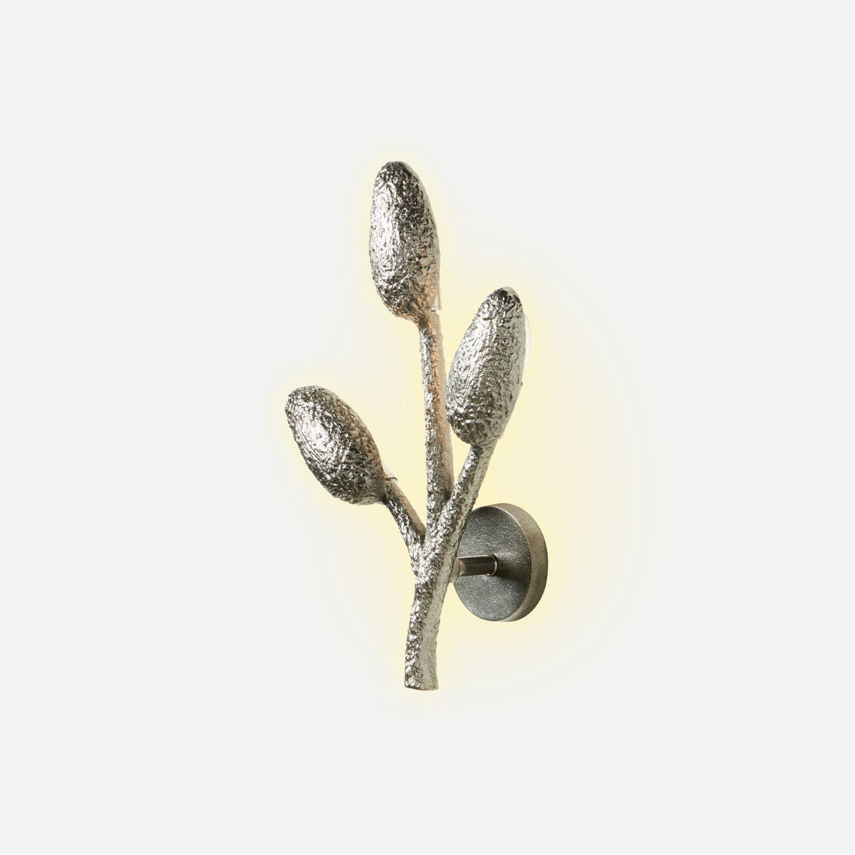 Made Goods Fiore Three Buds Metal Sconce