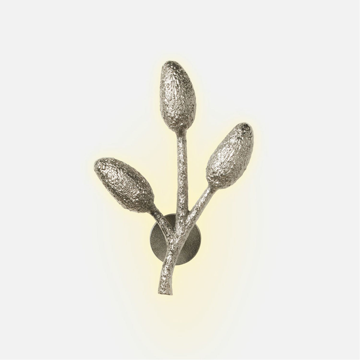 Made Goods Fiore Three Buds Metal Sconce