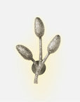 Made Goods Fiore Three Buds Metal Sconce