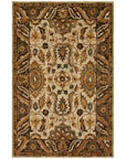 Loloi Victoria VK-02 Ivory and Dark Taupe Rug