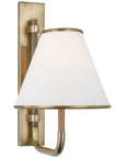 Visual Comfort Rigby Small Sconce with Linen Shade