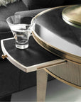 Modern History Tuxedo End Table