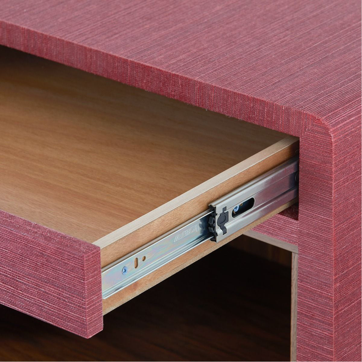 Villa &amp; House Ming 2-Drawer Side Table, Red