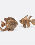 Made Goods Sahen Fish Sculpture, 2-Piece Set