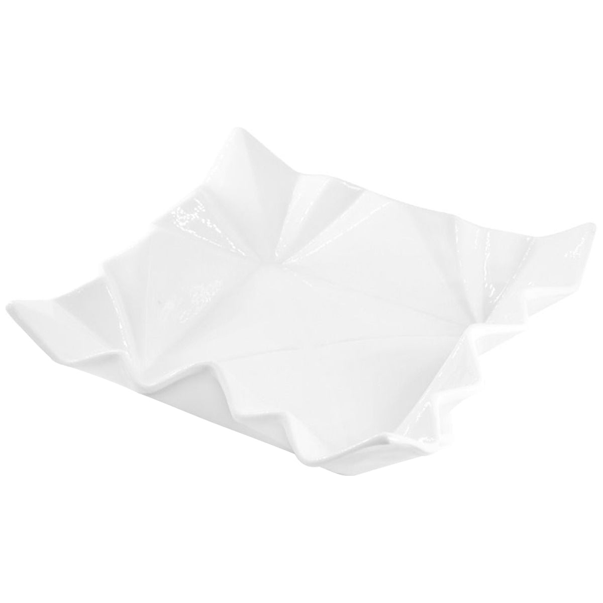 Villa &amp; House Origami 3-Piece Set Catch All, White