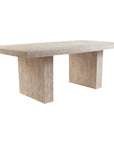 Phillips Collection Old Lumber Outdoor Dining Table, Roman Stone