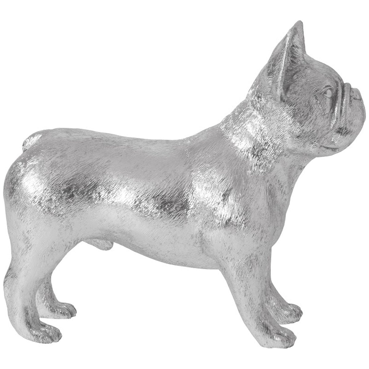 Phillips Collection French Bulldog Sculpture, Silver