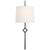 Visual Comfort Cranston Small Sconce with Linen Shade