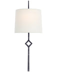 Visual Comfort Cranston Small Sconce with Linen Shade