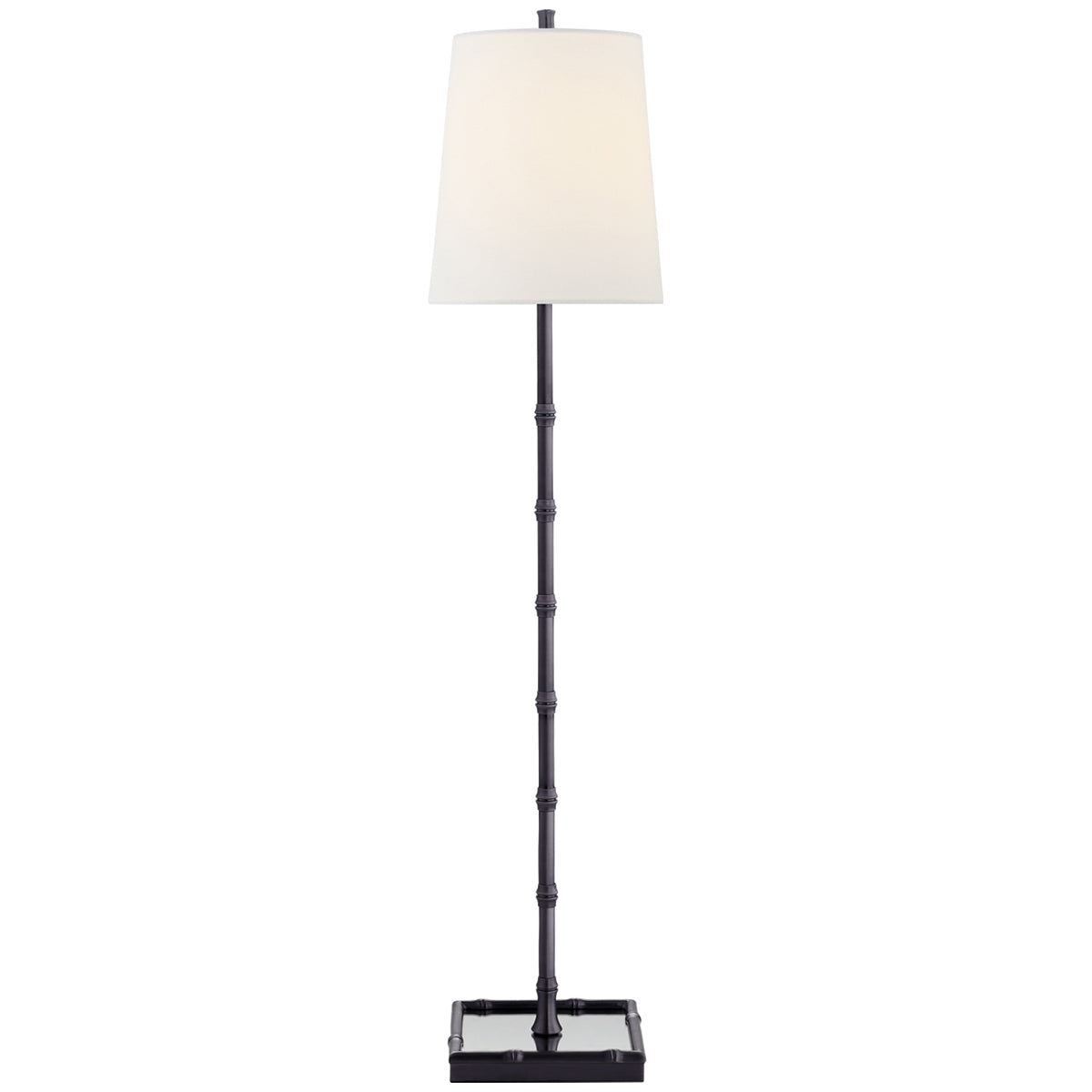 Visual Comfort Grenol Buffet Lamp with Linen Shade