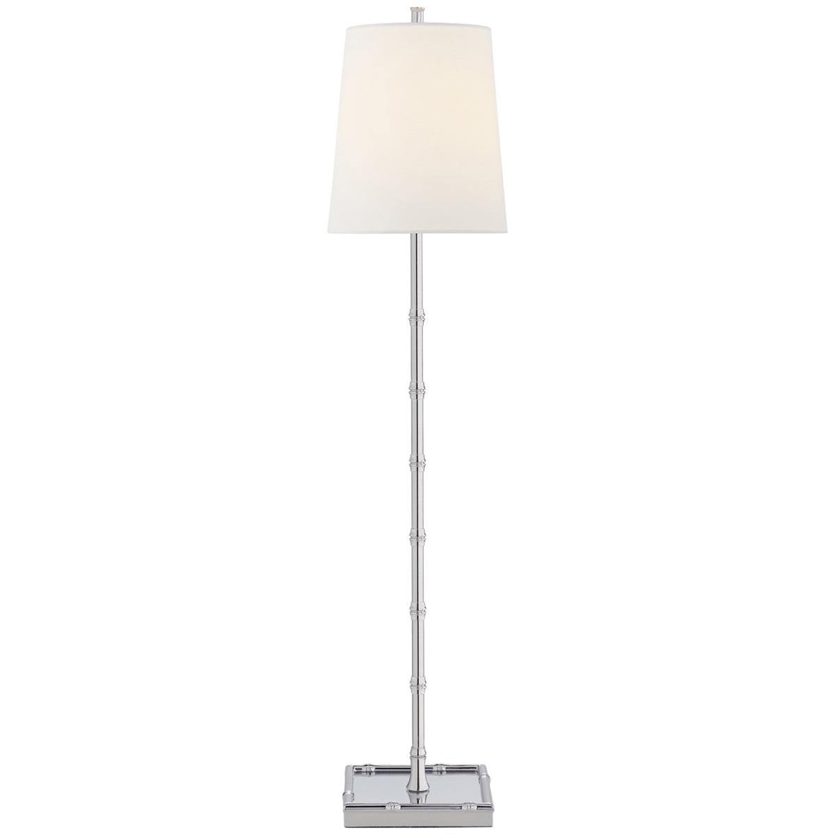 Visual Comfort Grenol Buffet Lamp with Linen Shade