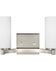 Sea Gull Lighting Hettinger 2-Light Wall Bath Sconce