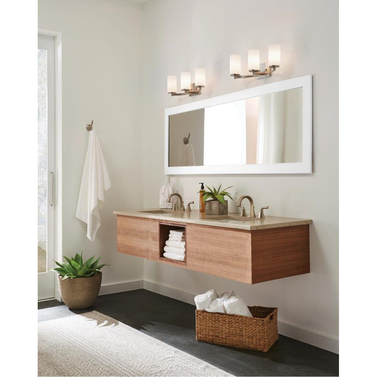 Sea Gull Lighting Hettinger 3-Light Wall Bath Sconce