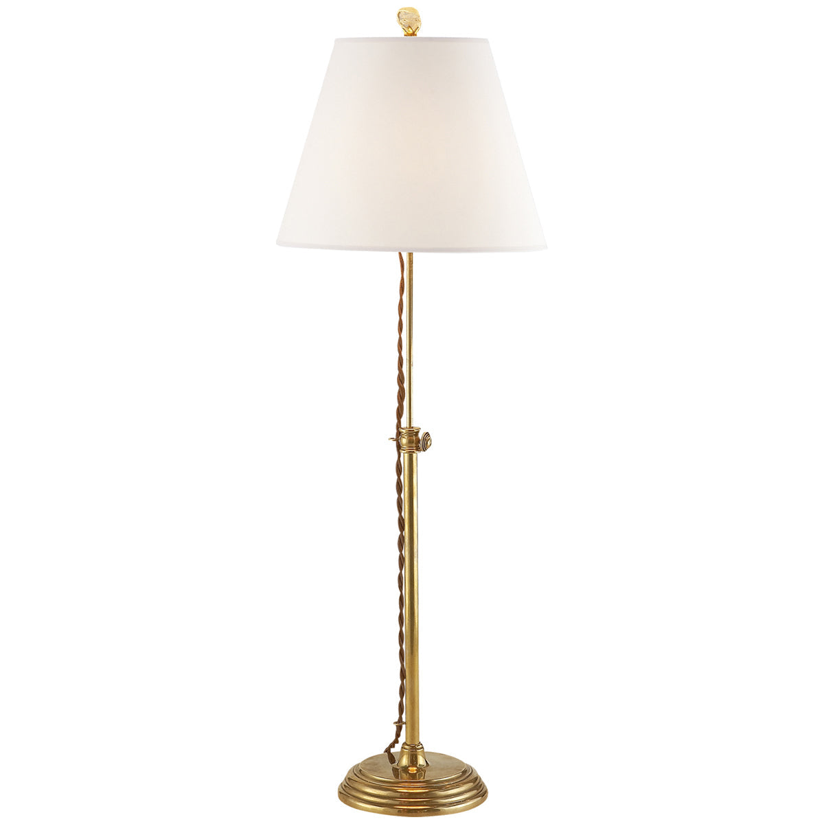 Visual Comfort Wyatt Accent Lamp with Linen Shade