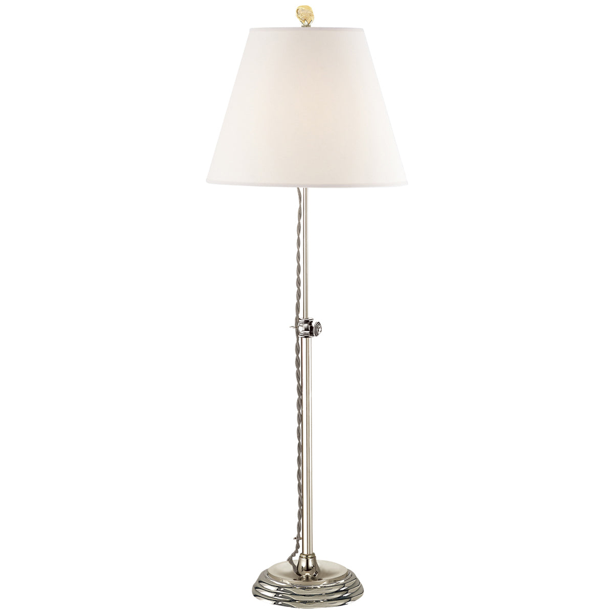 Visual Comfort Wyatt Accent Lamp with Linen Shade