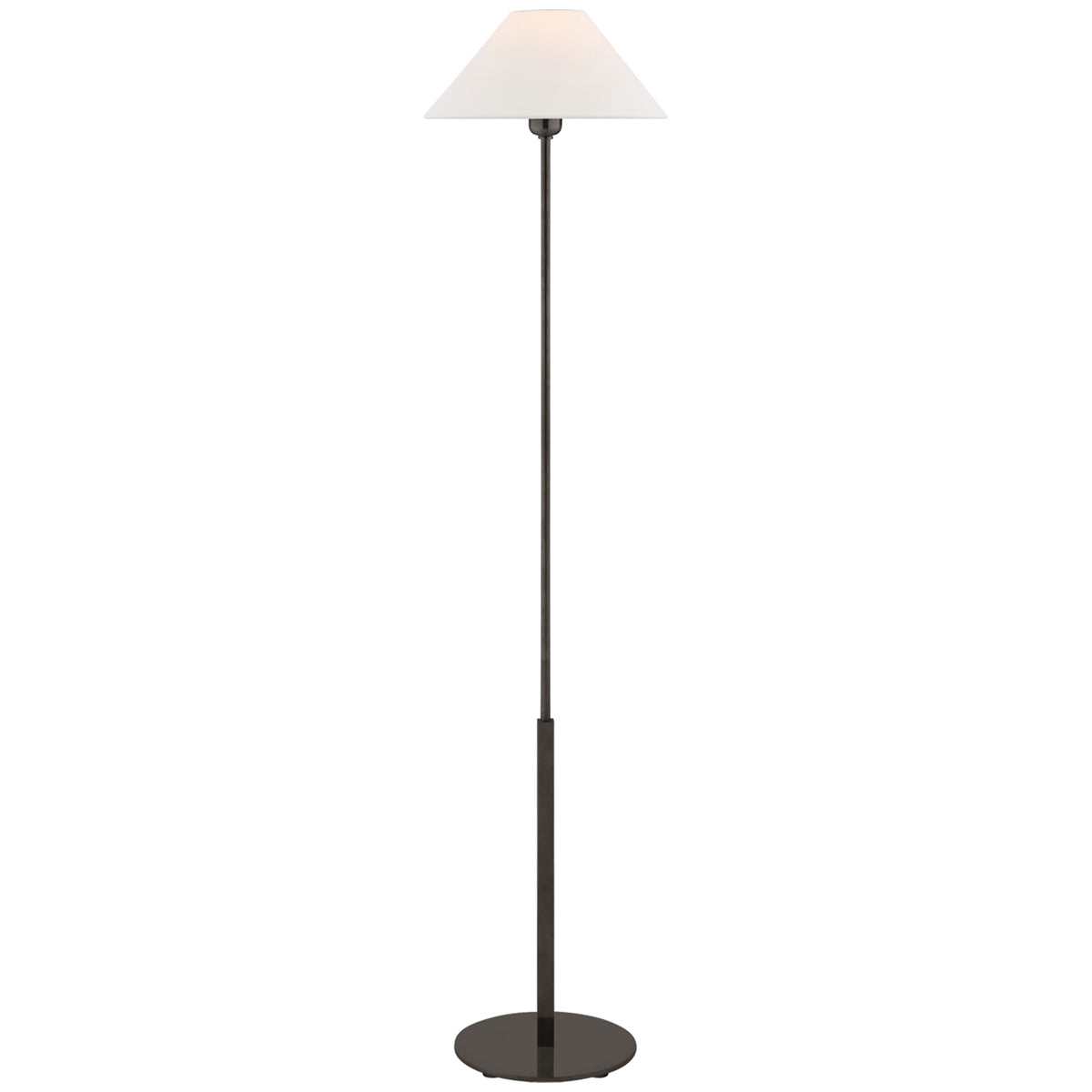 Visual Comfort Hackney Floor Lamp with Linen Shade