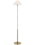 Visual Comfort Hackney Floor Lamp with Linen Shade