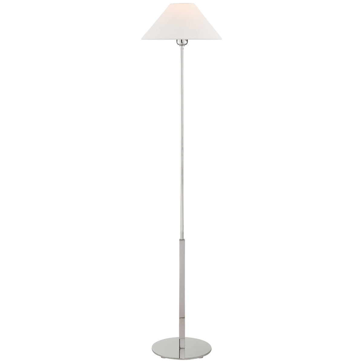 Visual Comfort Hackney Floor Lamp with Linen Shade