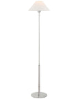 Visual Comfort Hackney Floor Lamp with Linen Shade