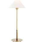 Visual Comfort Hackney Table Lamp with Linen Shade