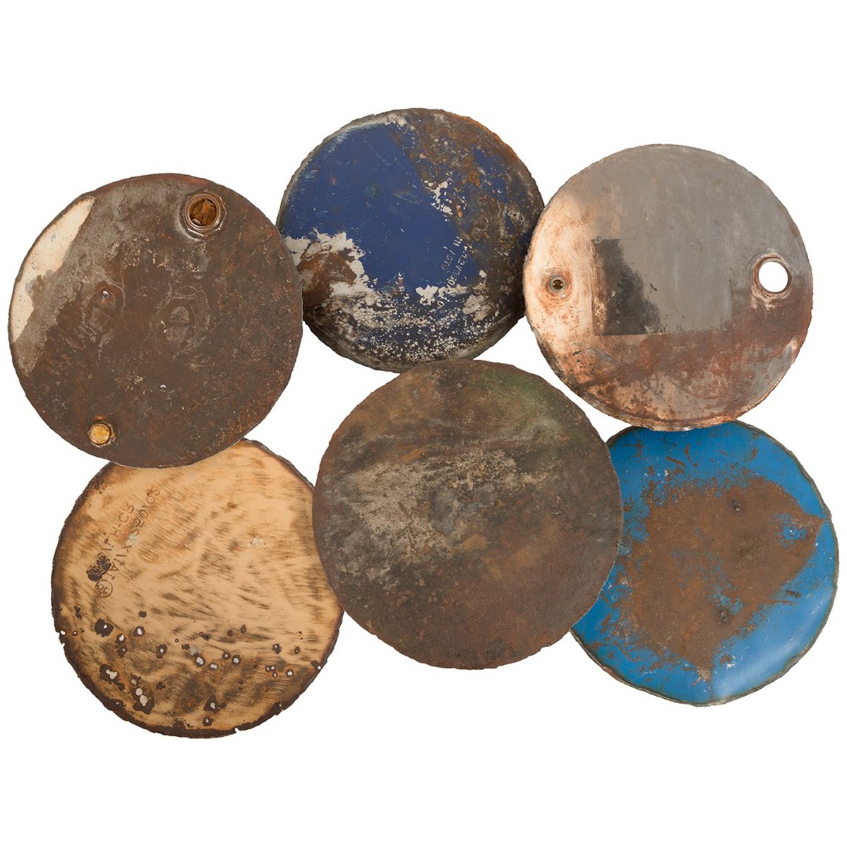 Phillips Collection Reclaimed Oil Drum Wall Disc