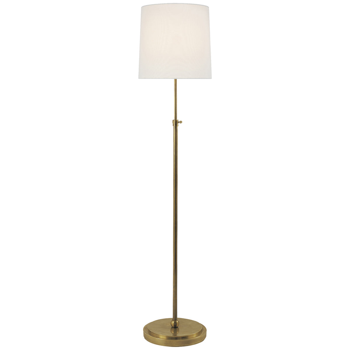 Visual Comfort Bryant Floor Lamp with Linen Shade