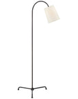 Visual Comfort Mia Floor Lamp with Linen Shade