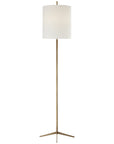 Visual Comfort Caron Floor Lamp with Linen Shade