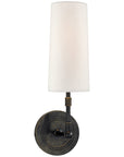 Visual Comfort Ziyi Sconce with Linen Shade