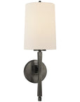 Visual Comfort Edie Sconce with Linen Shade