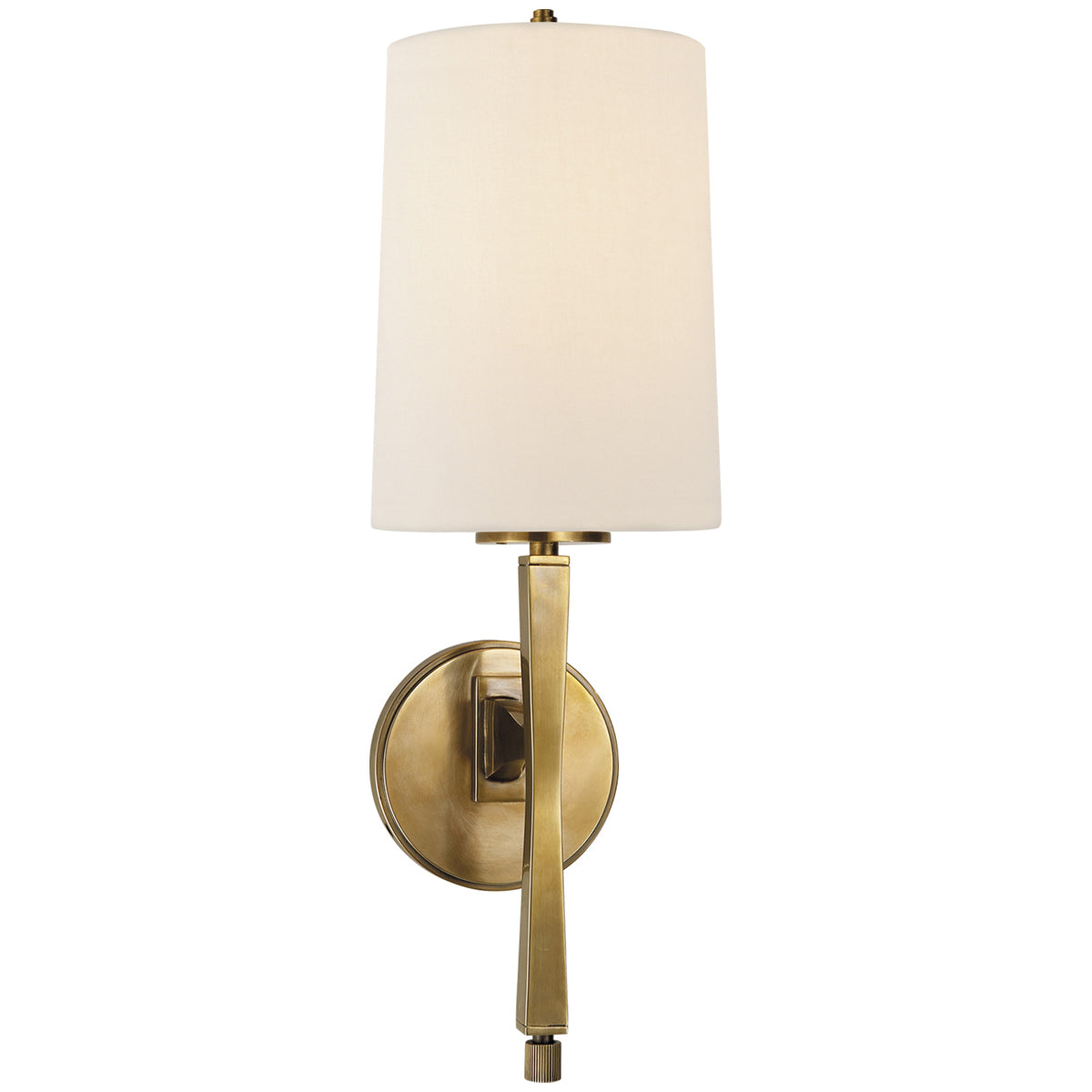 Visual Comfort Edie Sconce with Linen Shade