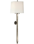 Visual Comfort Edie Baluster Sconce with Linen Shade