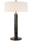 Visual Comfort Longacre Tall Table Lamp with Linen Shade