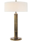 Visual Comfort Longacre Tall Table Lamp with Linen Shade