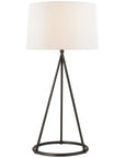 Visual Comfort Nina Tapered Table Lamp with Linen Shade