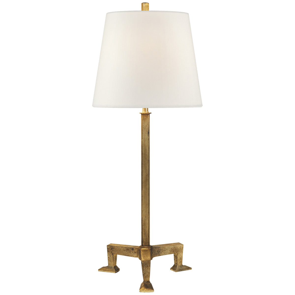 Visual Comfort Parish Buffet Lamp with Linen Shade