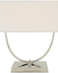 Visual Comfort Kenton Desk Lamp with Linen Shade