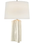 Visual Comfort Sierra Buffet Lamp with Linen Shade