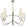 Visual Comfort Farlane Large Chandelier with Linen Shades