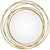 Uttermost Whirlwind Gold Round Mirror