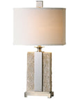 Uttermost Bonea Stone Ivory Table Lamp