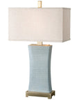 Uttermost Cantarana Blue Gray Table Lamp