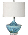 Uttermost Chasida Blue Ceramic Lamp