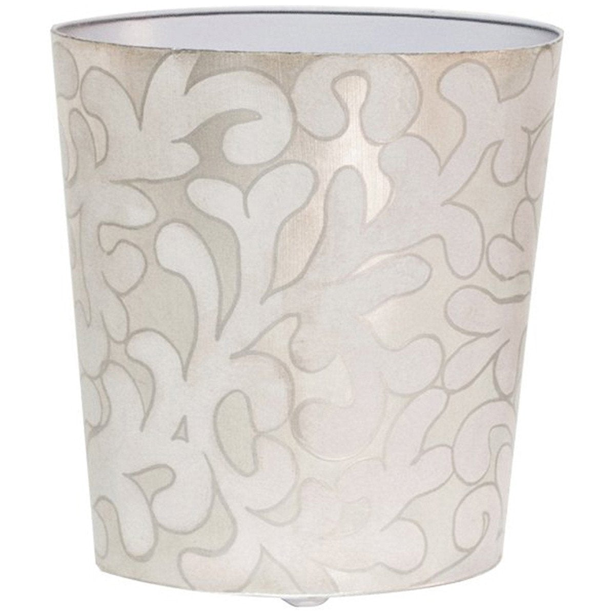 Worlds Away 11&quot;W X 12&quot;H Oval Wastebasket