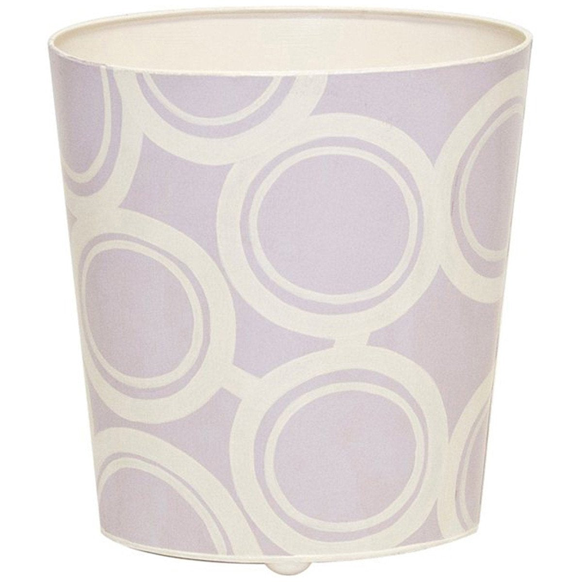 Worlds Away Oval Wastebasket